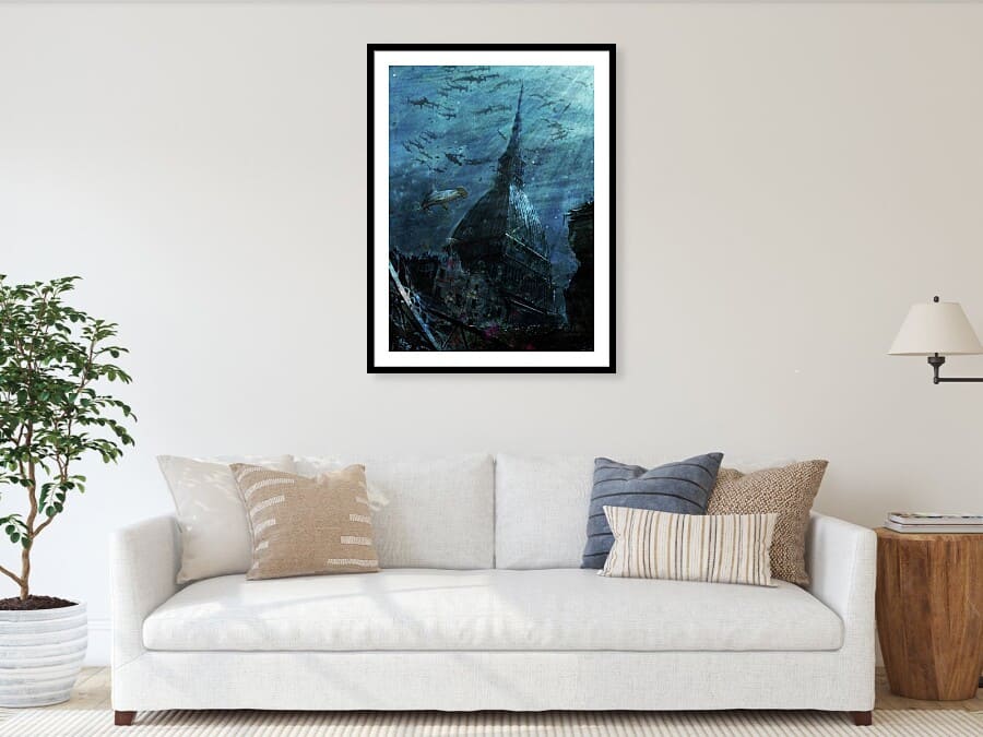 Stampa ambientata, Mole Antonelliana sommersa